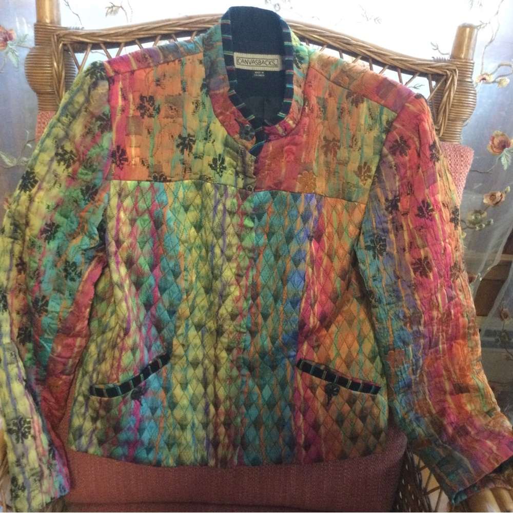 Canvasbacks Vibrant Multi-Colored Jacket
